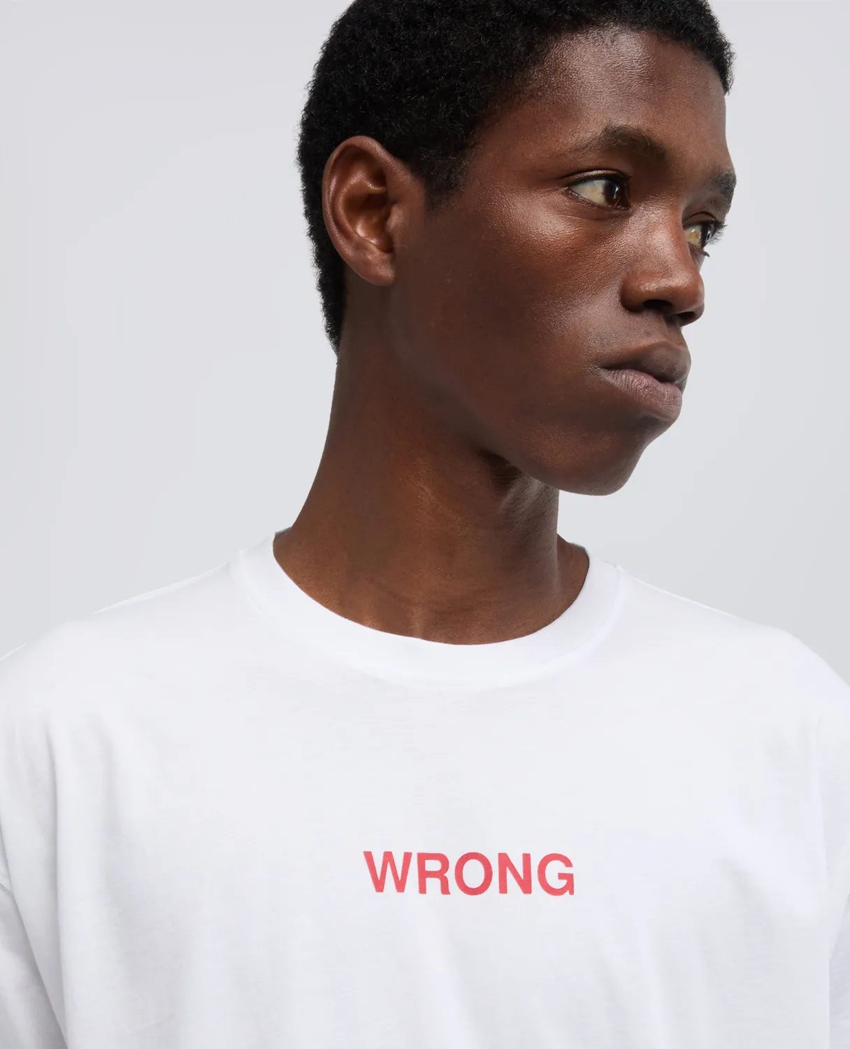 Aspesi Wrong t-shirt hvid bomuld str XS-XXXL
