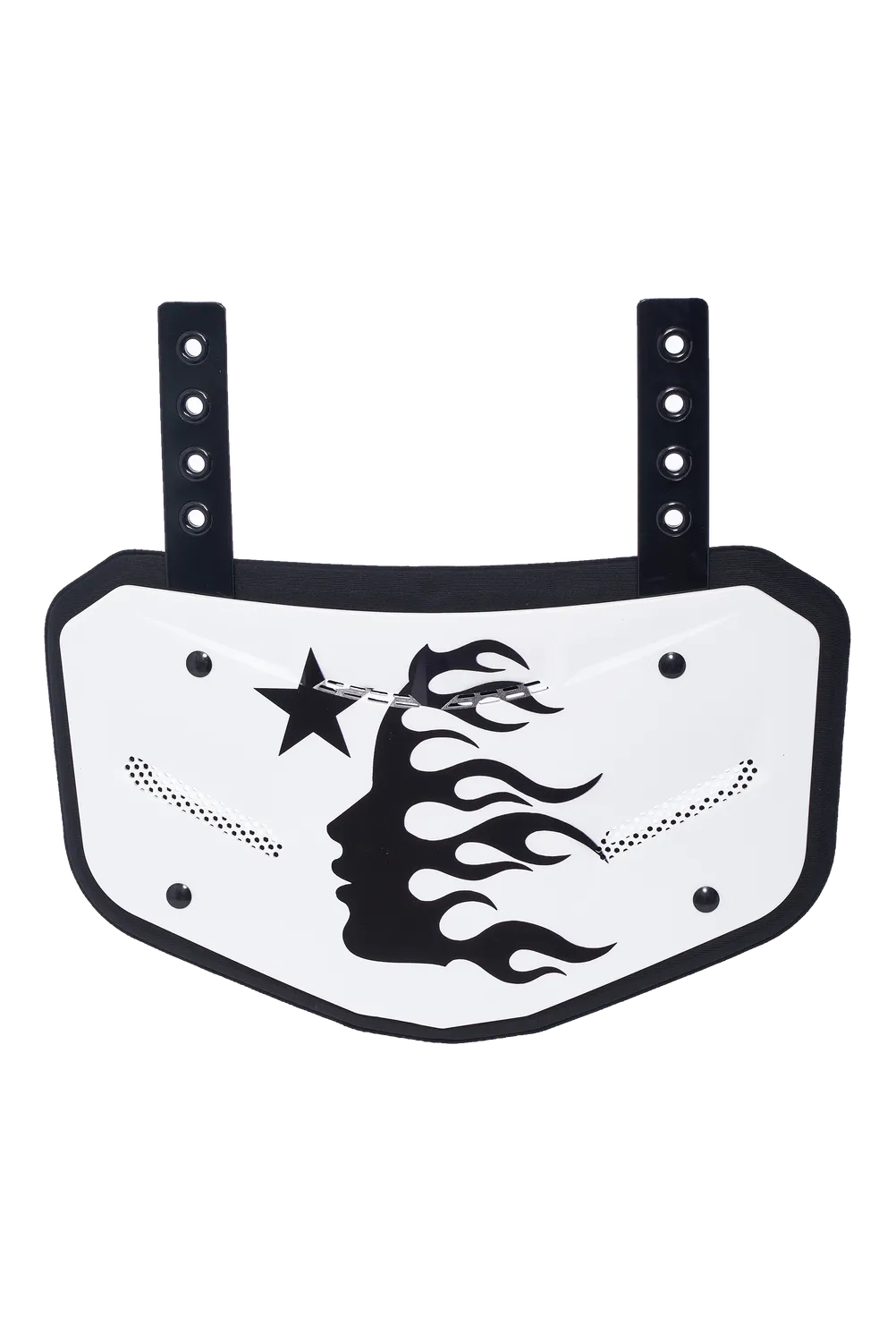 Hellstar Backplate rygplade voksen sort – mesh