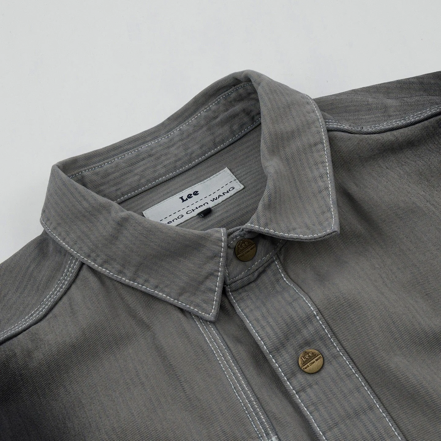 Lee x Feng Chen Wang denimskjorte hickory herre