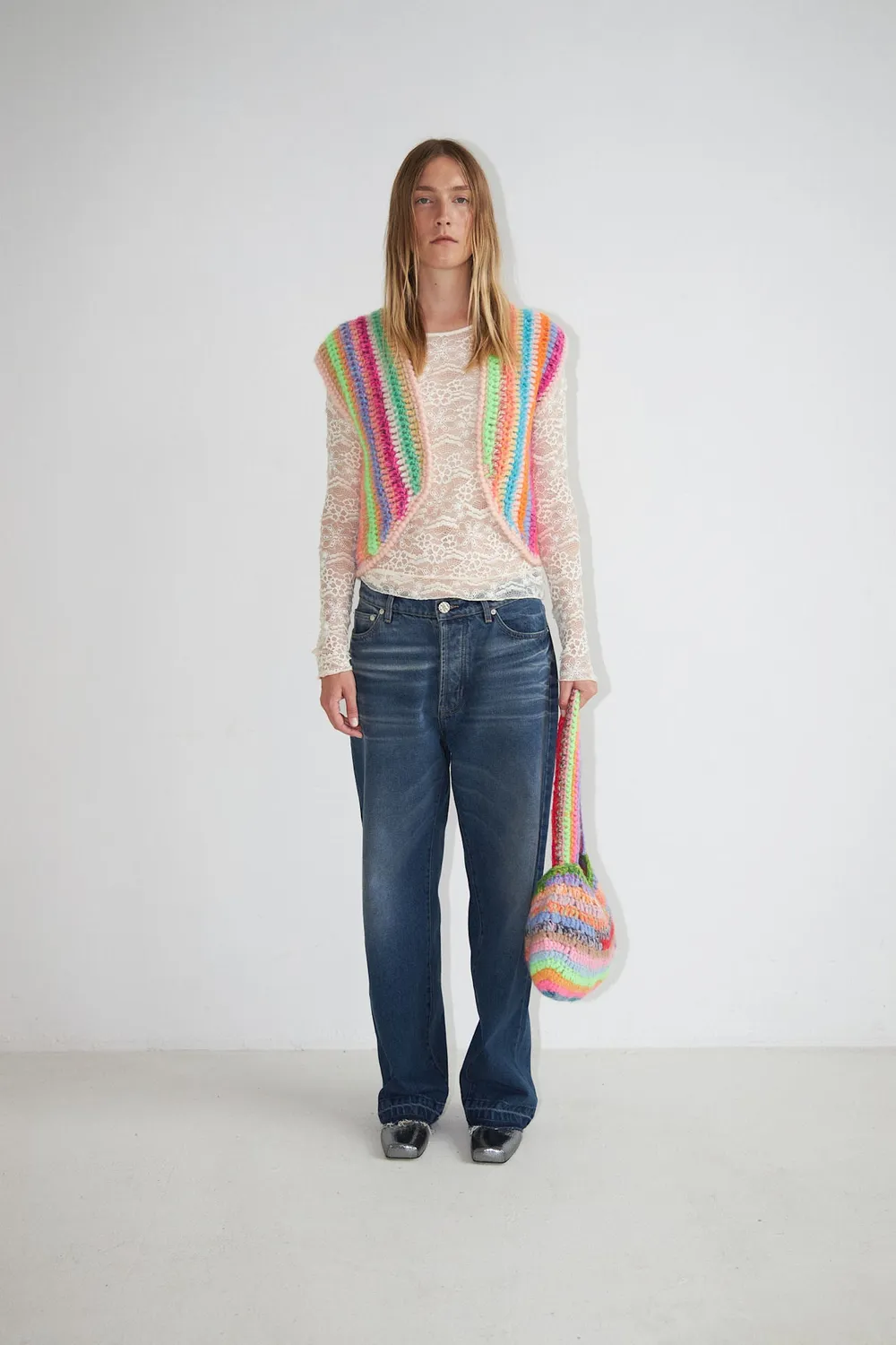 DAWNxDARE Fine DS vest 900 multi deadstock