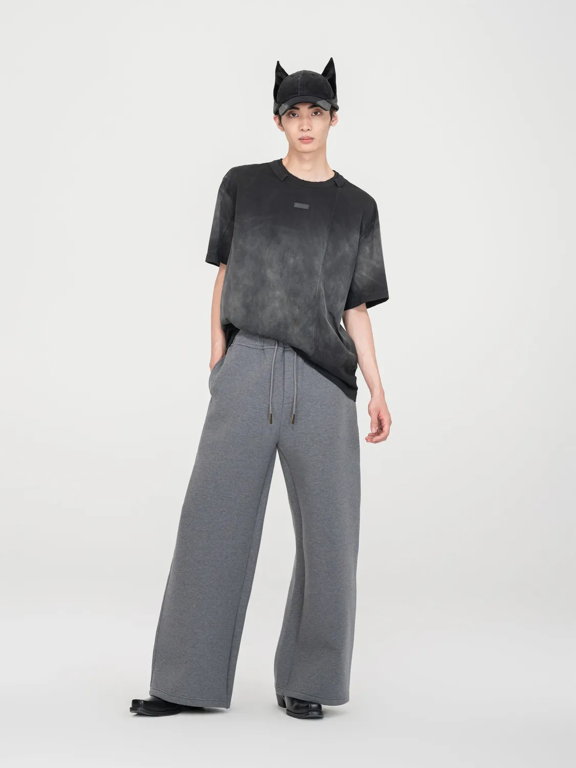 Feng Chen Wang Spacer Pants bukser light grey elastiktalje