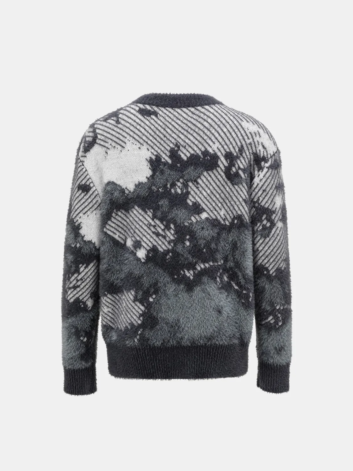 Feng Chen Wang Landscape Painting Jacquard sweater uld