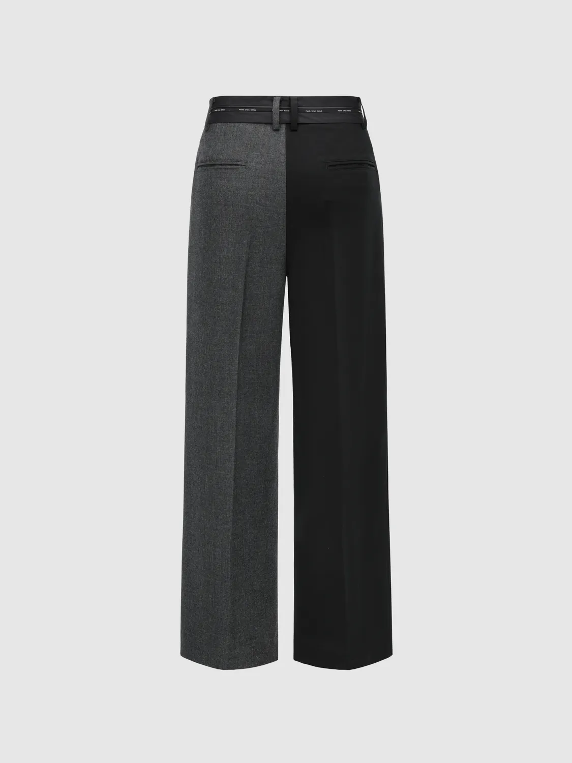 Feng Chen Wang Black and Grey Two-Tone bukser sort-grå