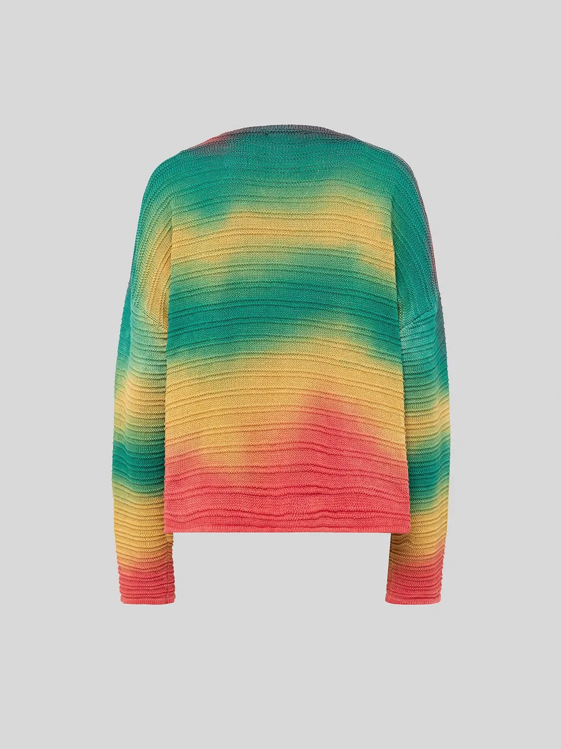 Laneus Rainbow Knit Cardigan cardigan multicolour bomuld