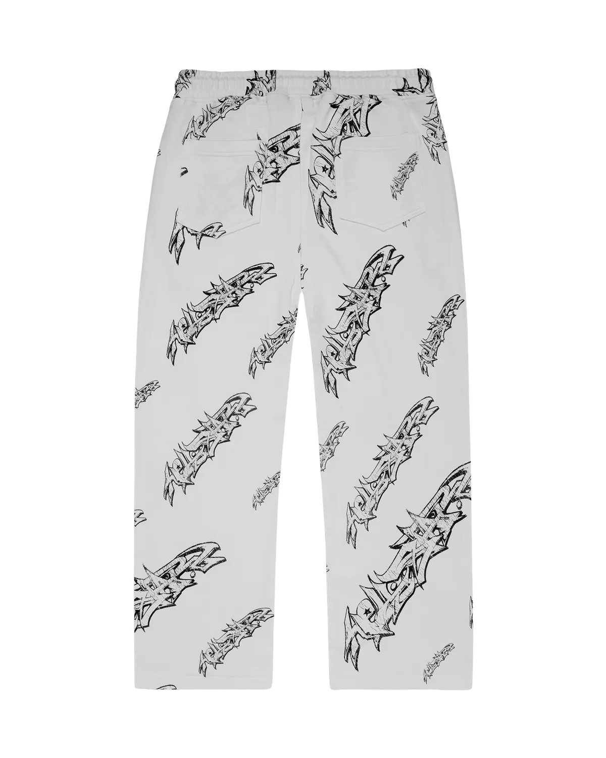 Hellstar Graffiti HSSS26SW3 sweatpants hvid baggy