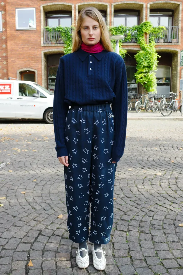 Caro Editions Coco Pants Navy Star bukser hør