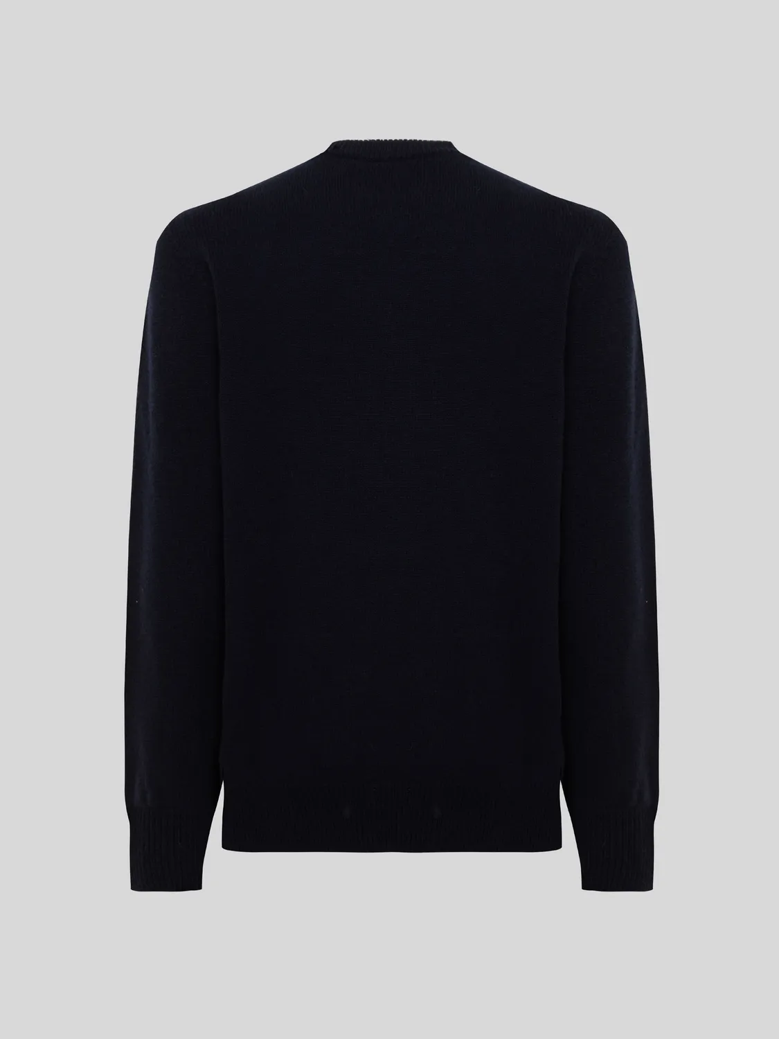 Laneus Wool Cashmere sweater navy merino