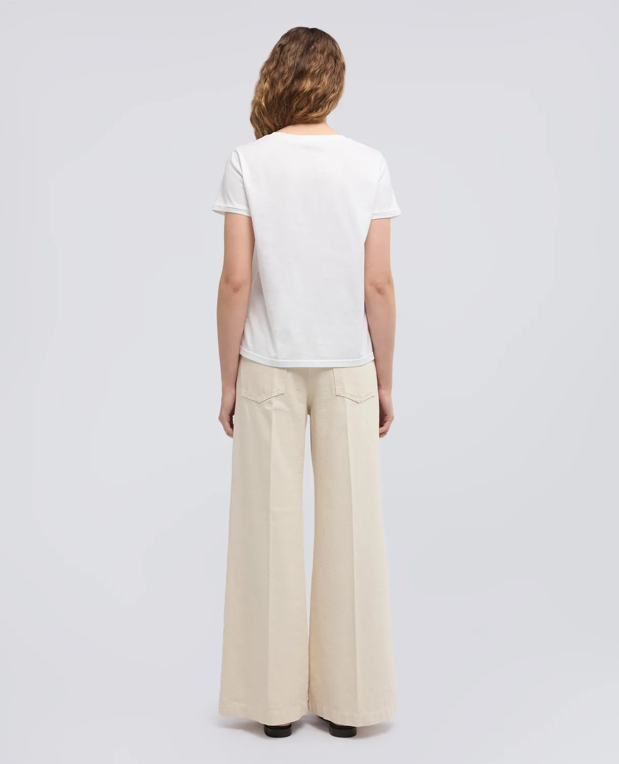Aspesi Cotton Jersey t-shirt hvid bomuld