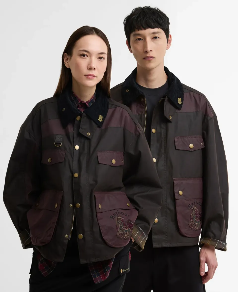 Barbour x Feng Chen Wang Porter Wax voksjakke multi XS-XXL