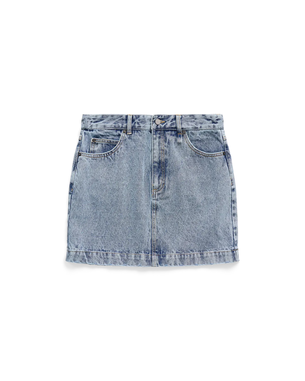 Alis Ash denimnederdel washed light blue