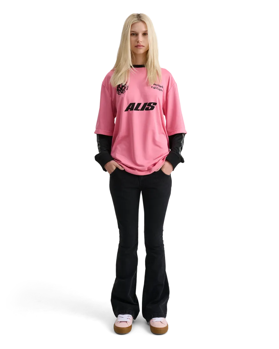 Alis Comeback Club 2-lags trøje Pink Black