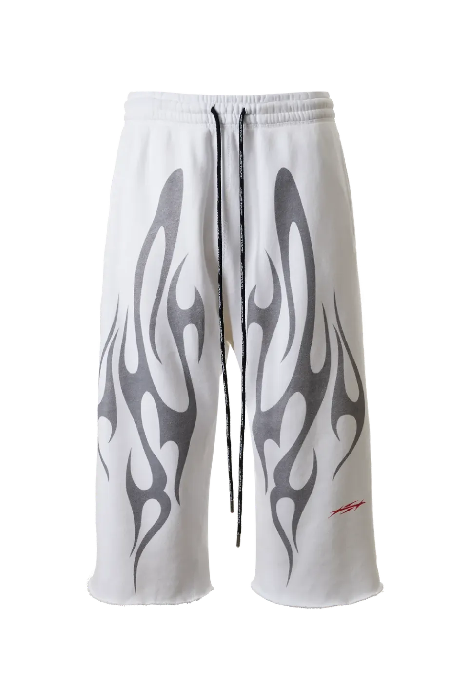 Hellstar Tribal Flame HSSP01SH04 3/4 shorts hvid