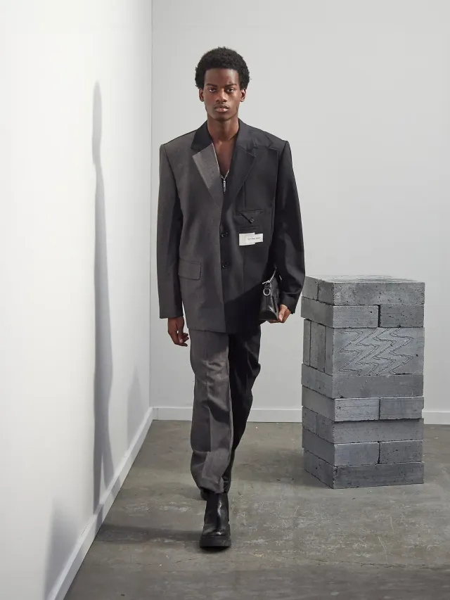Feng Chen Wang Deconstructed Wool blazer uld