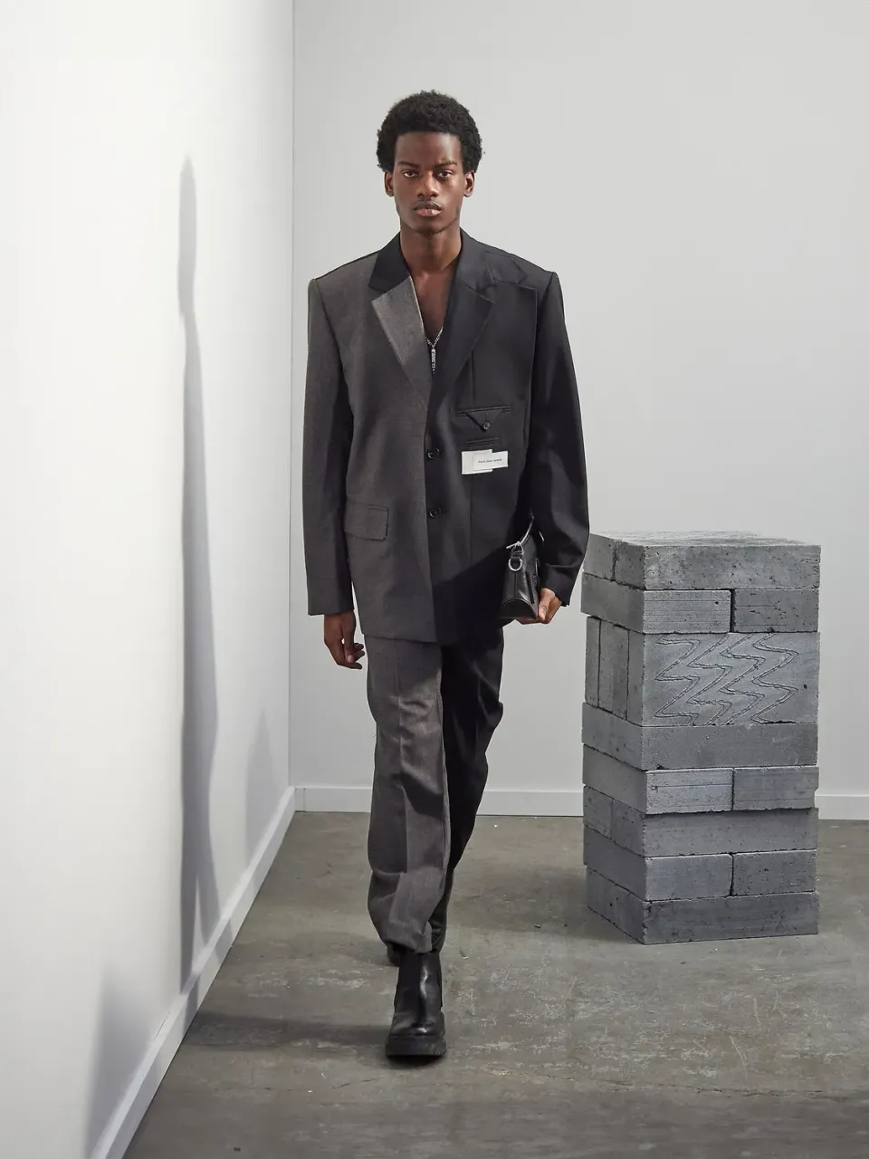 Feng Chen Wang Deconstructed Wool blazer uld
