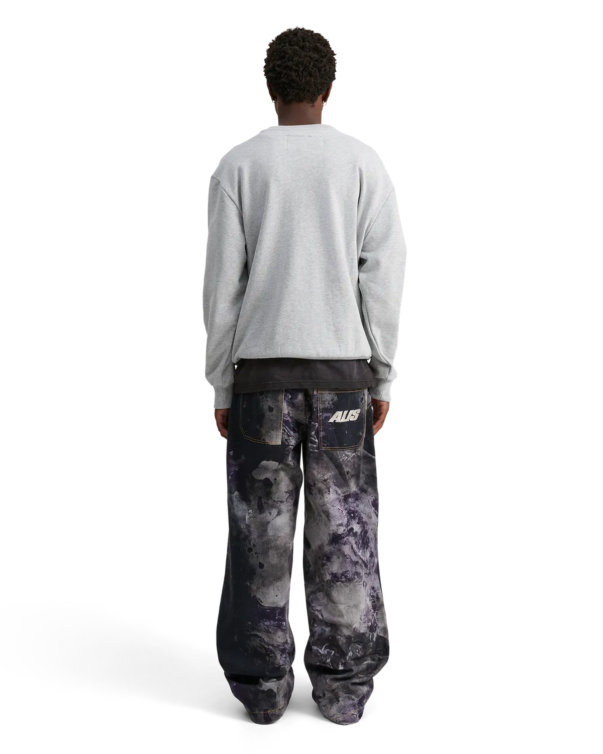 Alis Greco sweatshirt grey melange herre bomuld