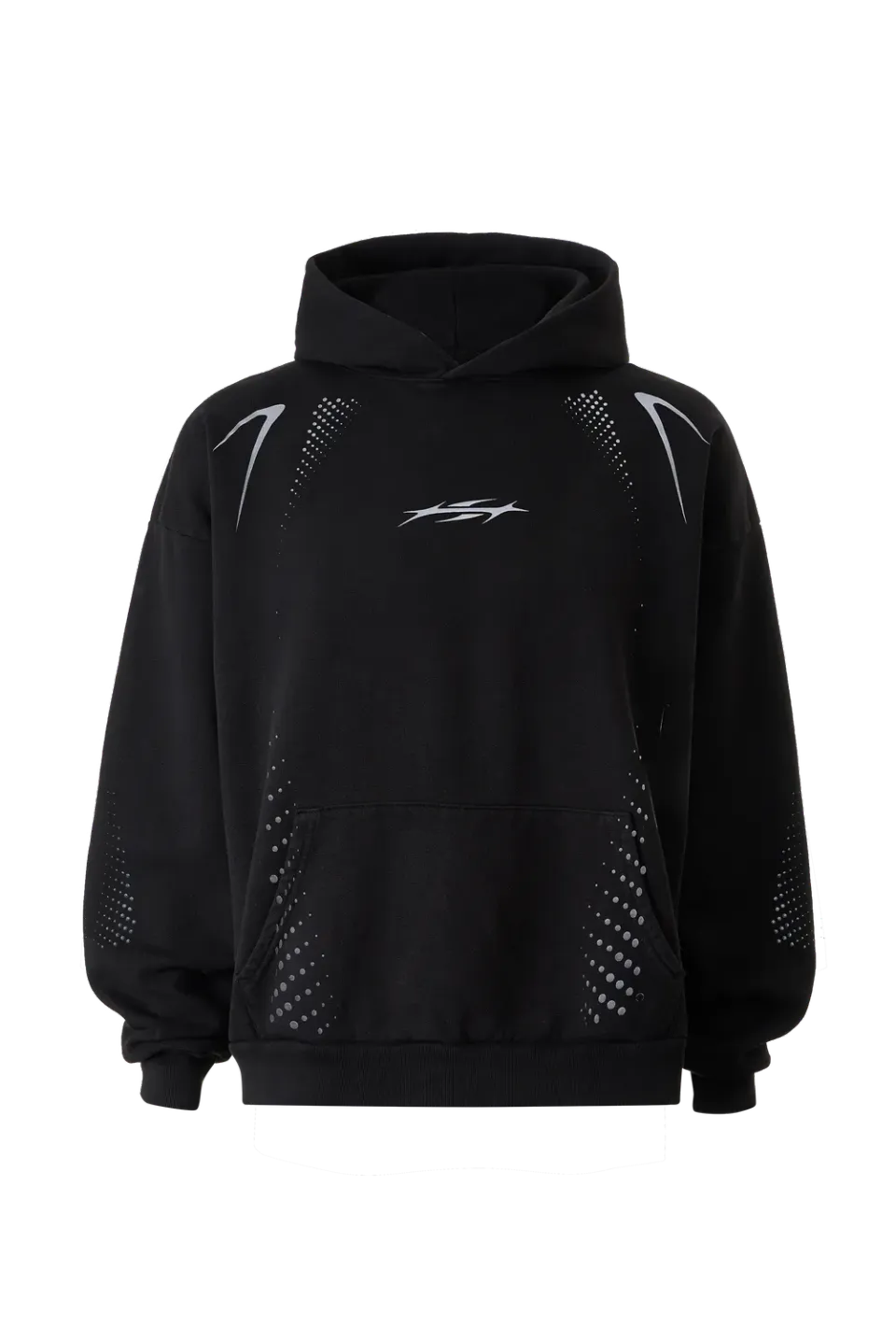 Hellstar Hype Flight Hoodie sort fleece
