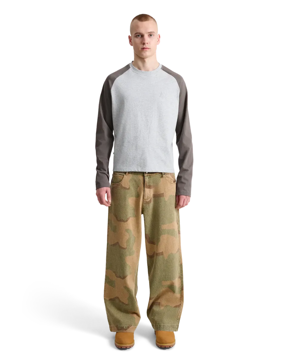 Alis Sol langærmet t-shirt grey melange bomuld