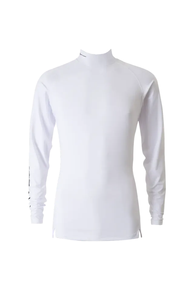 Hellstar Compression Turtleneck longsleeve hvid tæt