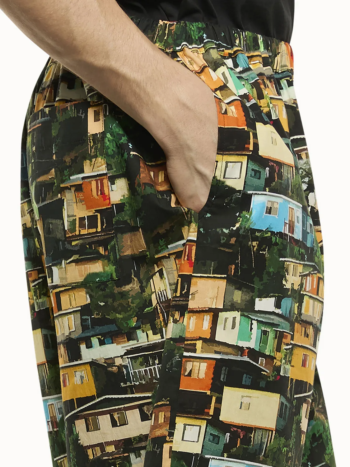 Laneus Cotton Bermuda shorts multicolour bomuld
