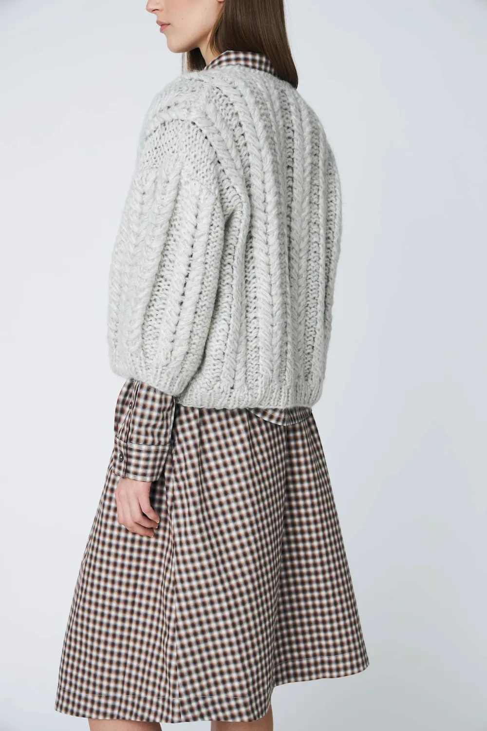 DAWNXDARE Annie cardigan strikcardigan vaporous fletstrik