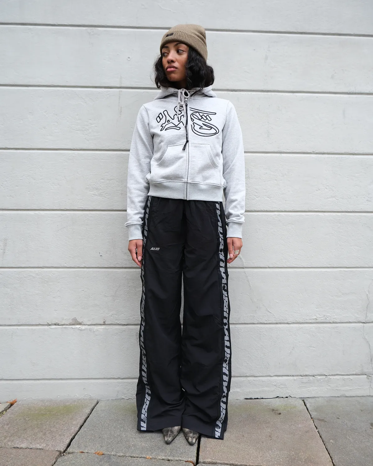 Alis Teefey track pants sort nylon
