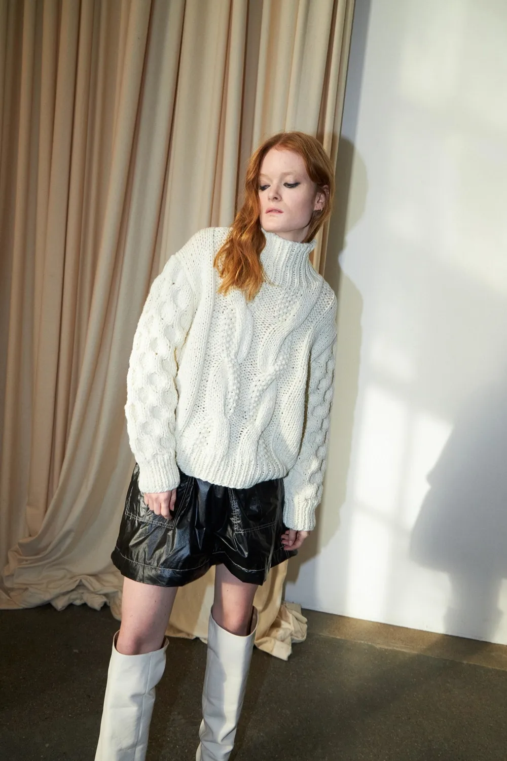 Dawnxdare Hope 102 Chalk rullekrave uld kabelstrik
