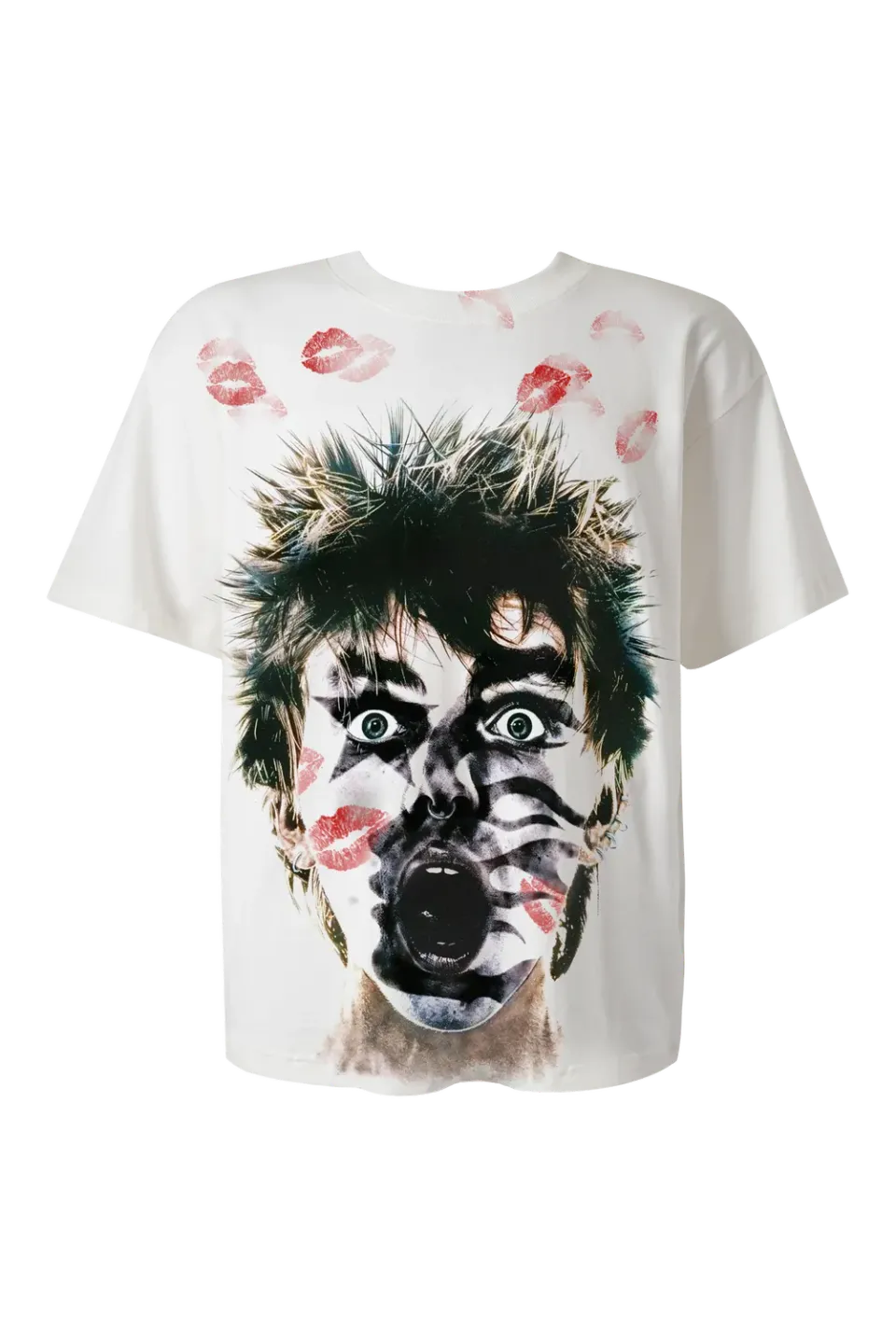 Hellstar French Kiss T-shirt hvid vintage