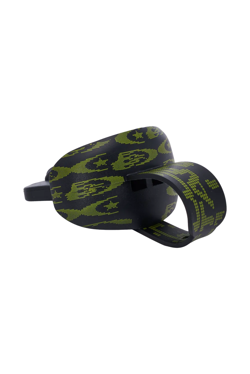Hellstar LED Logo tandbeskytter sort/hvid med strop