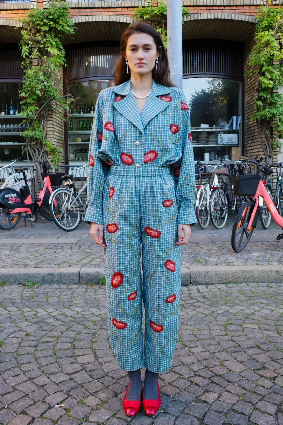 Caro Editions Coco bukser ternet bomuld broderi