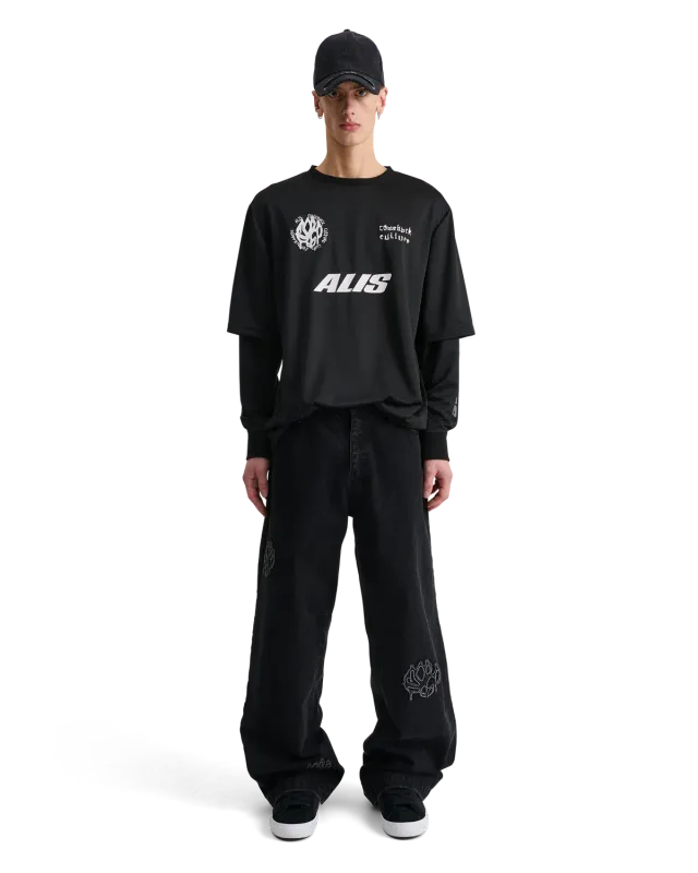 Alis Comeback Club 2-lags jersey Sort