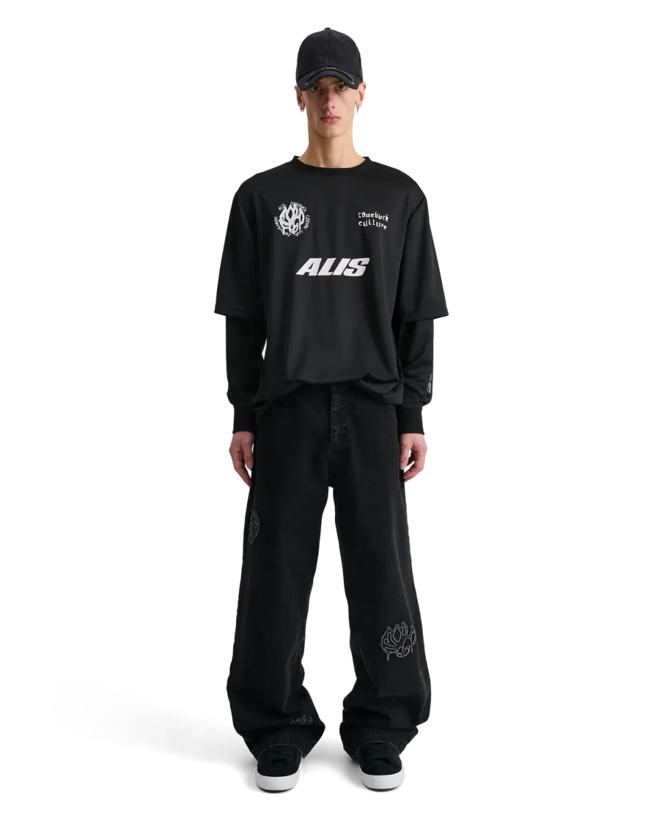 Alis Comeback Club 2-lags jersey Sort