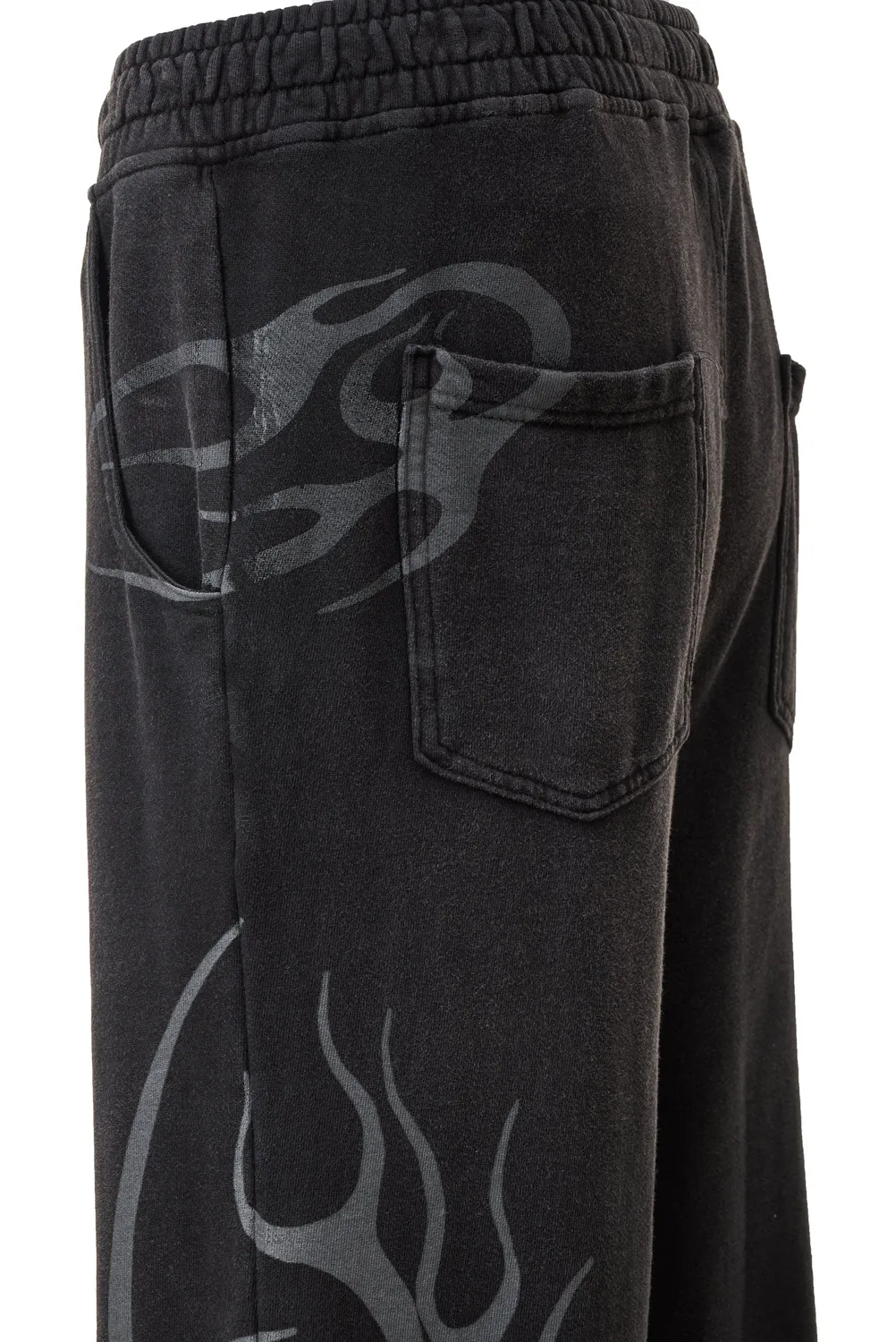 Hellstar HSS126SP1-BLK sweatpants sort flame
