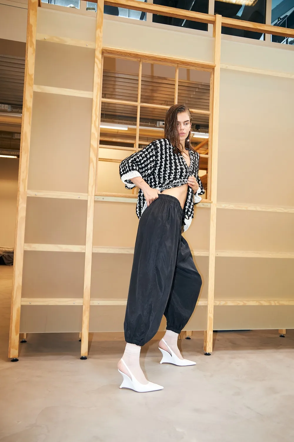 DAWNXDARE Alaia bukser 199 black hør