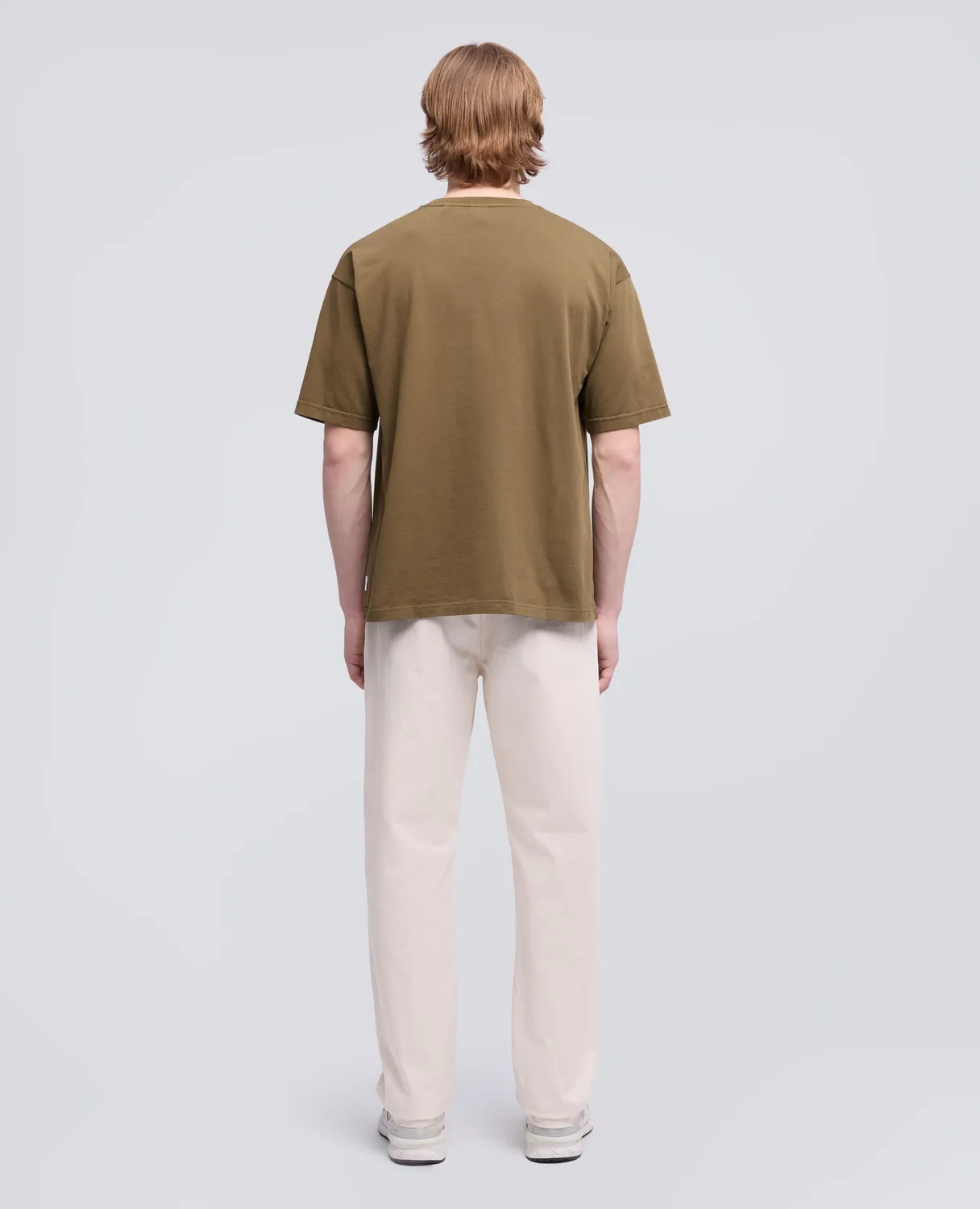 Aspesi Not This Year T-shirt Military økologisk bomuld