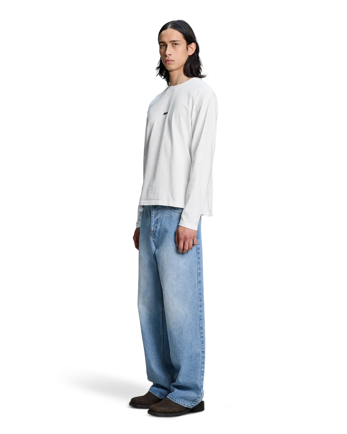 Alis Joshua Long Sleeve T-shirt hvid bomuld