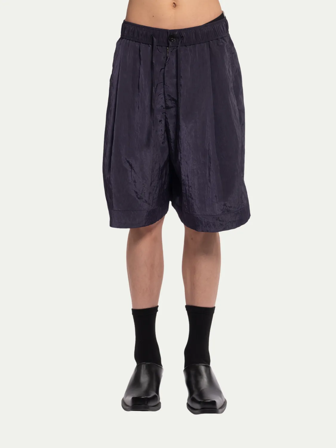 Feng Chen Wang Nylon Cargo Shorts med lommer
