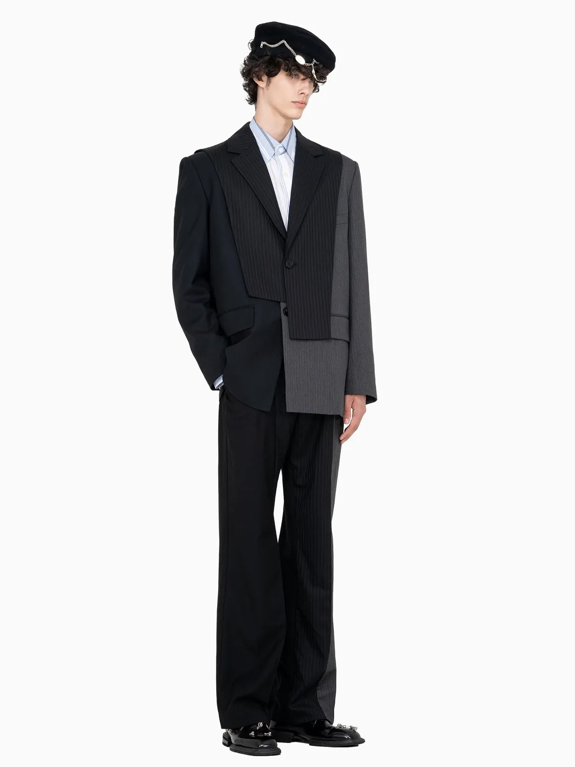 Feng Chen Wang Deconstructed Two Piece Suit blazer uld
