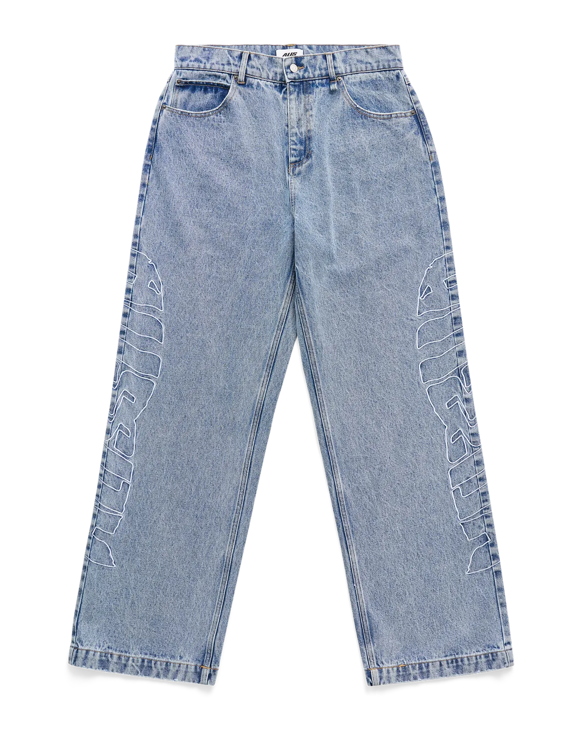 Alis Bam Wide Fit jeans lyseblå bomuld