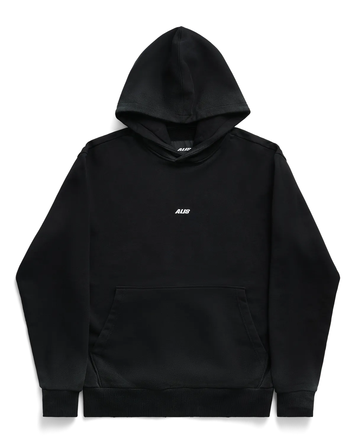 Alis Aori hættetrøje Faded Black 100% bomuld