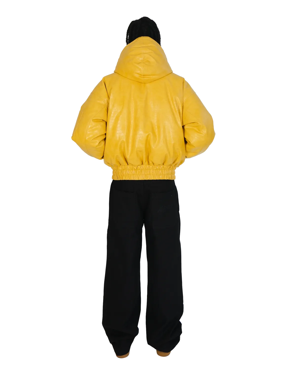 Alis Hoiy oversized bomberjakke gul nylon