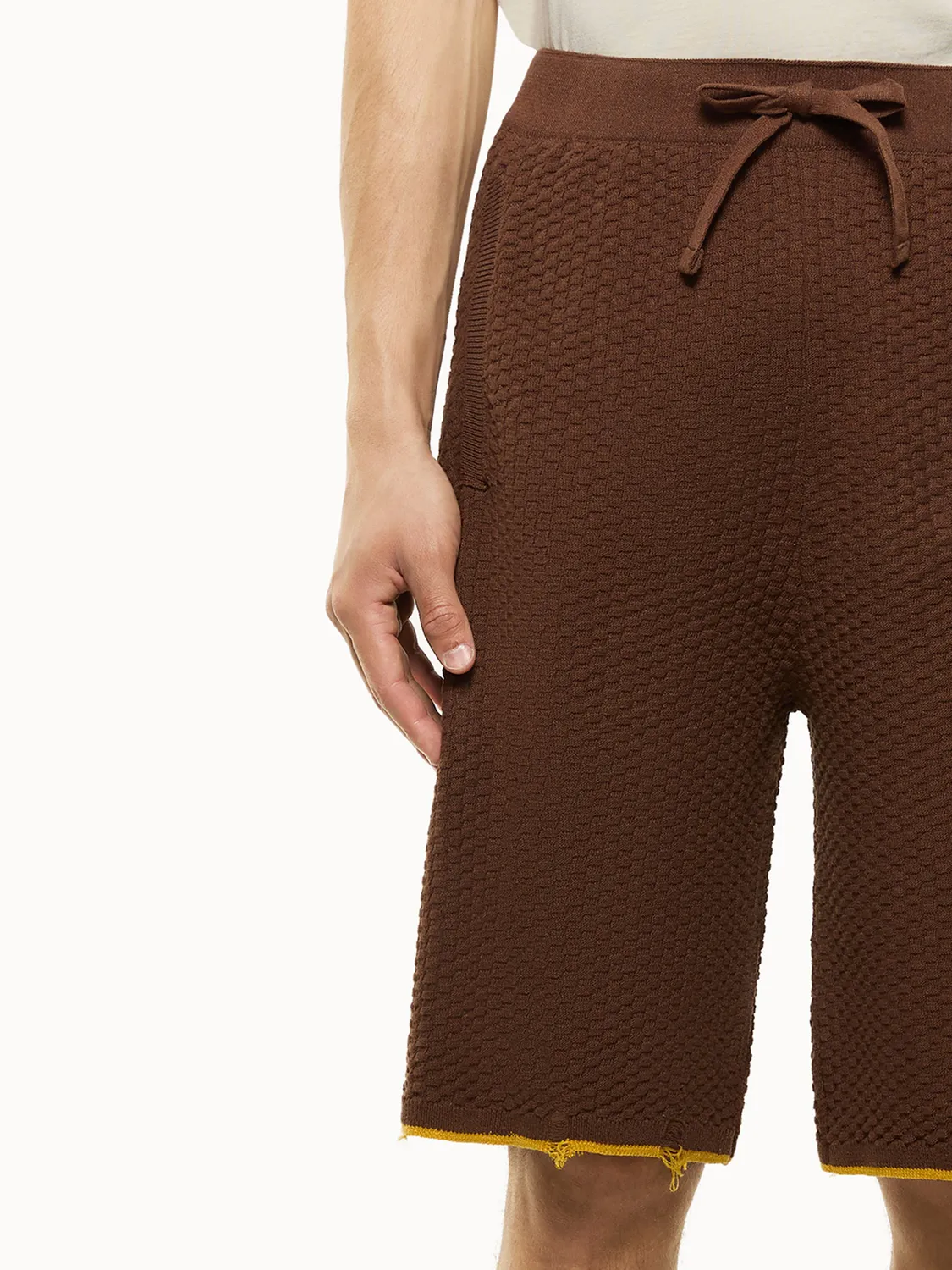 Laneus Bermuda Venice Beach shorts chokolade bomuld
