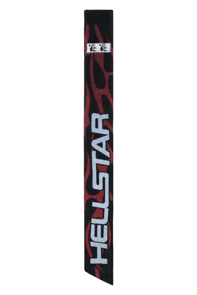 Hellstar Football håndklæde rødt med velcro