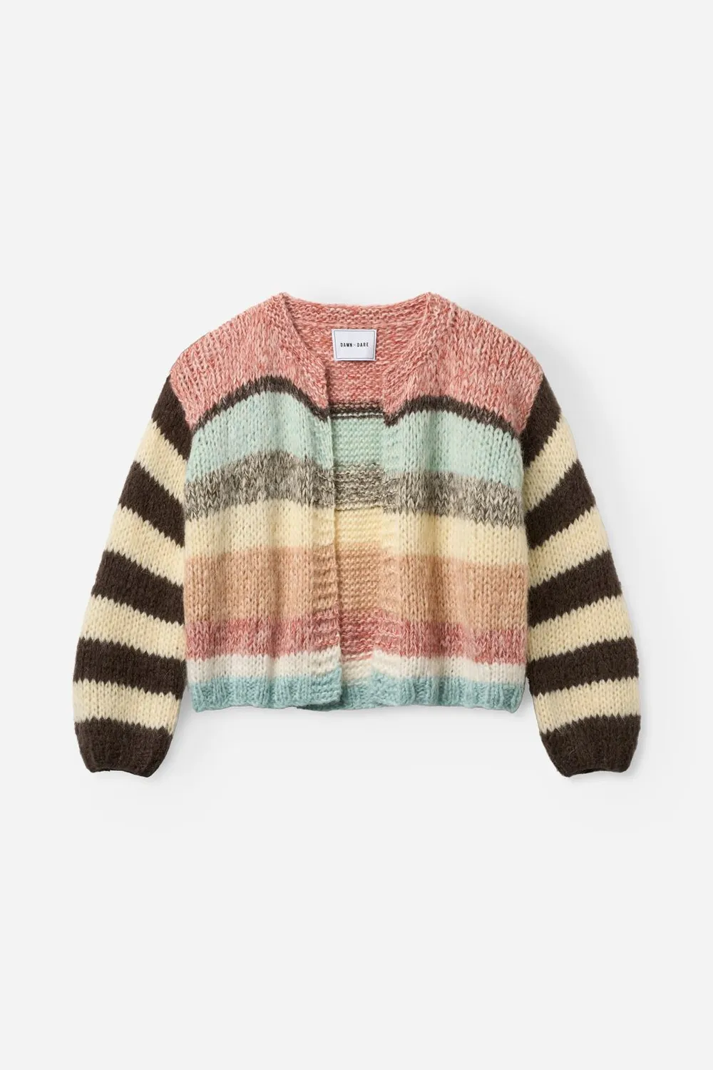 DAWNXDARE GABI 321-253 cardigan 910 natural stribet