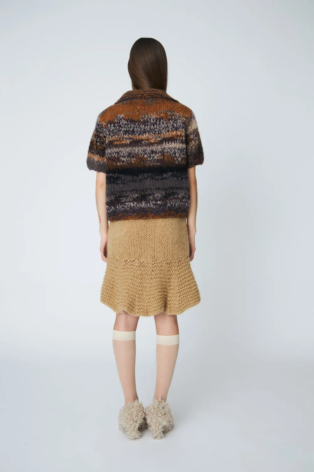 DAWNXDARE MOA 855 cardigan soil alpaka