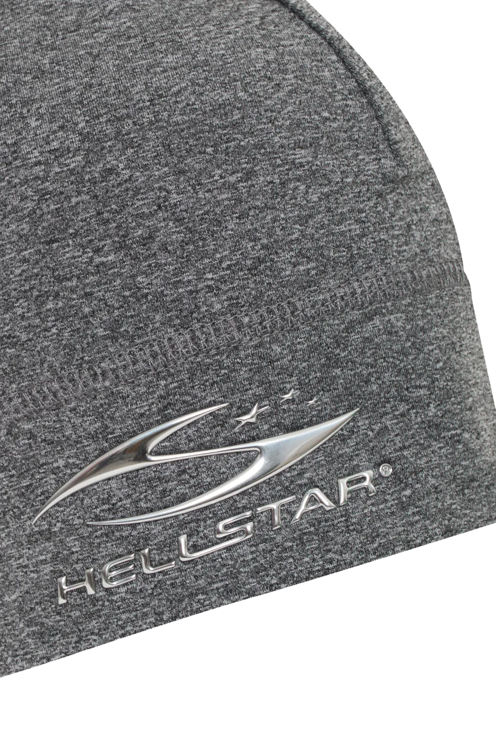 Hellstar Skull Cap hue grå OS krom logo