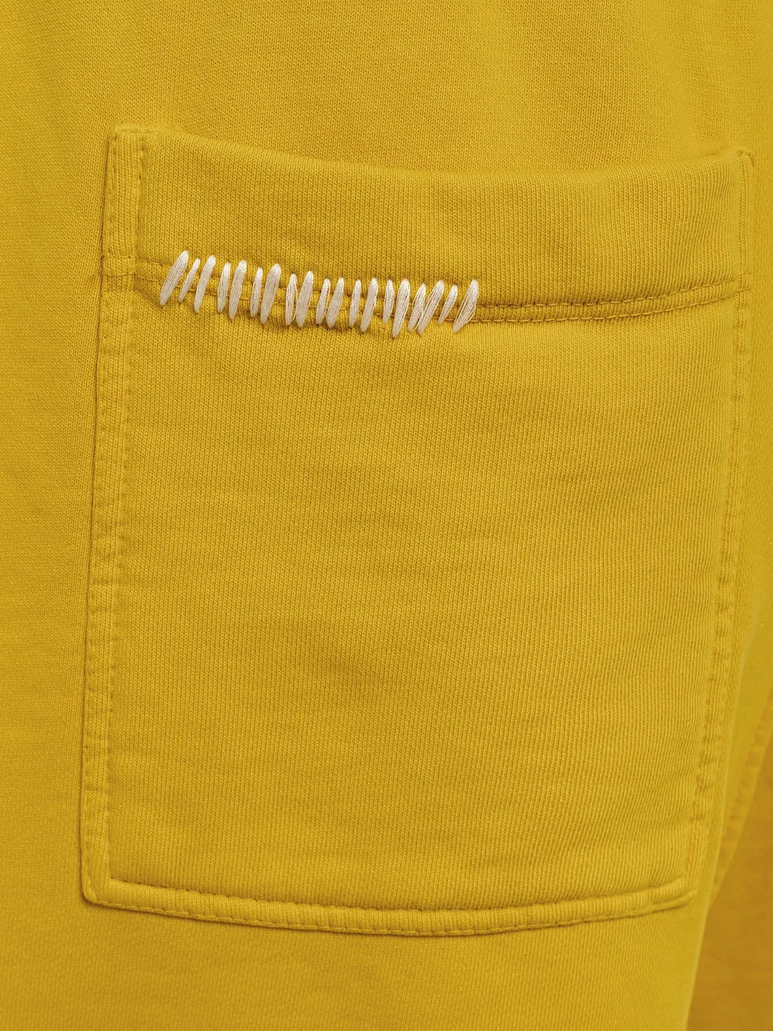 Laneus Cotton Sweat Bermuda shorts saffron bomuld