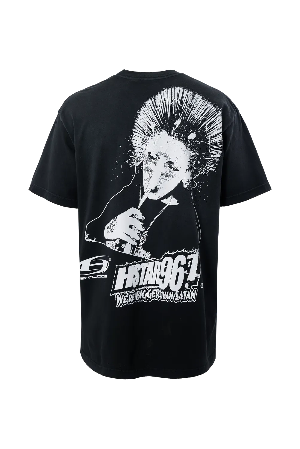 Hellstar Spray Radio T-shirt sort – jumboprint
