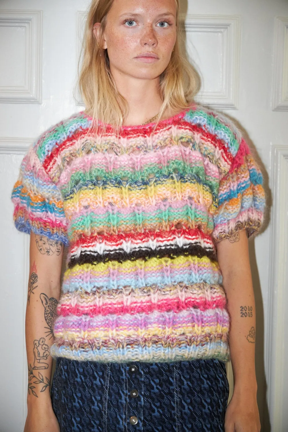 DAWNXDARE ACACIA DS pullover 900 multi kortærmet