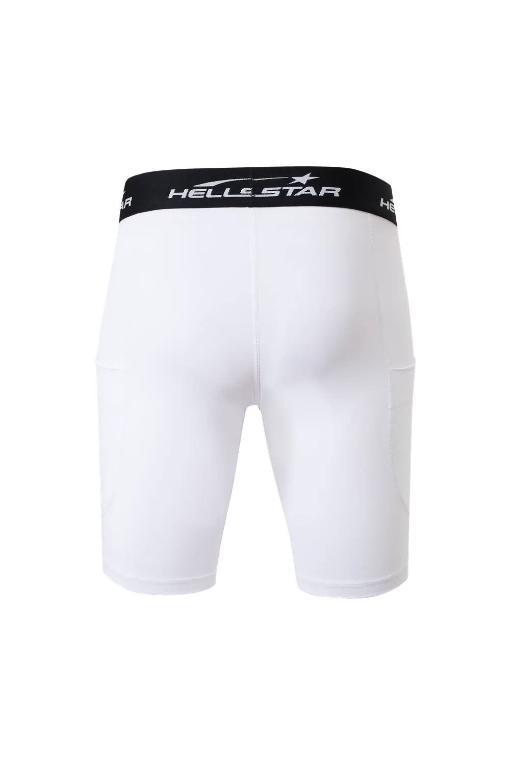 Hellstar Compression Shorts hvide stram pasform