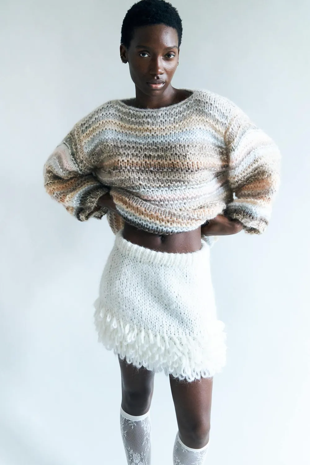 DAWNXDARE Rosa 192 Peat sweater mohair